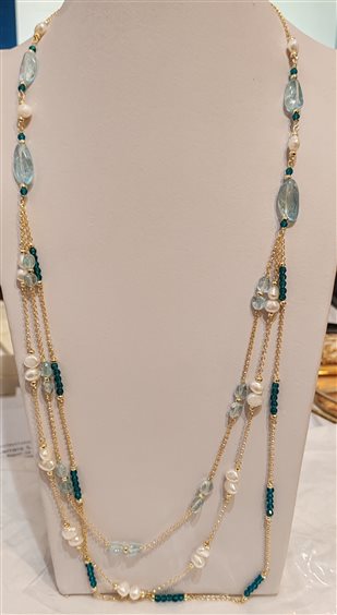 Collar Koliè 925 Mujer limnos in Plata Perla CL LIMNOS 09-70 - CL LIMNOS 09-70